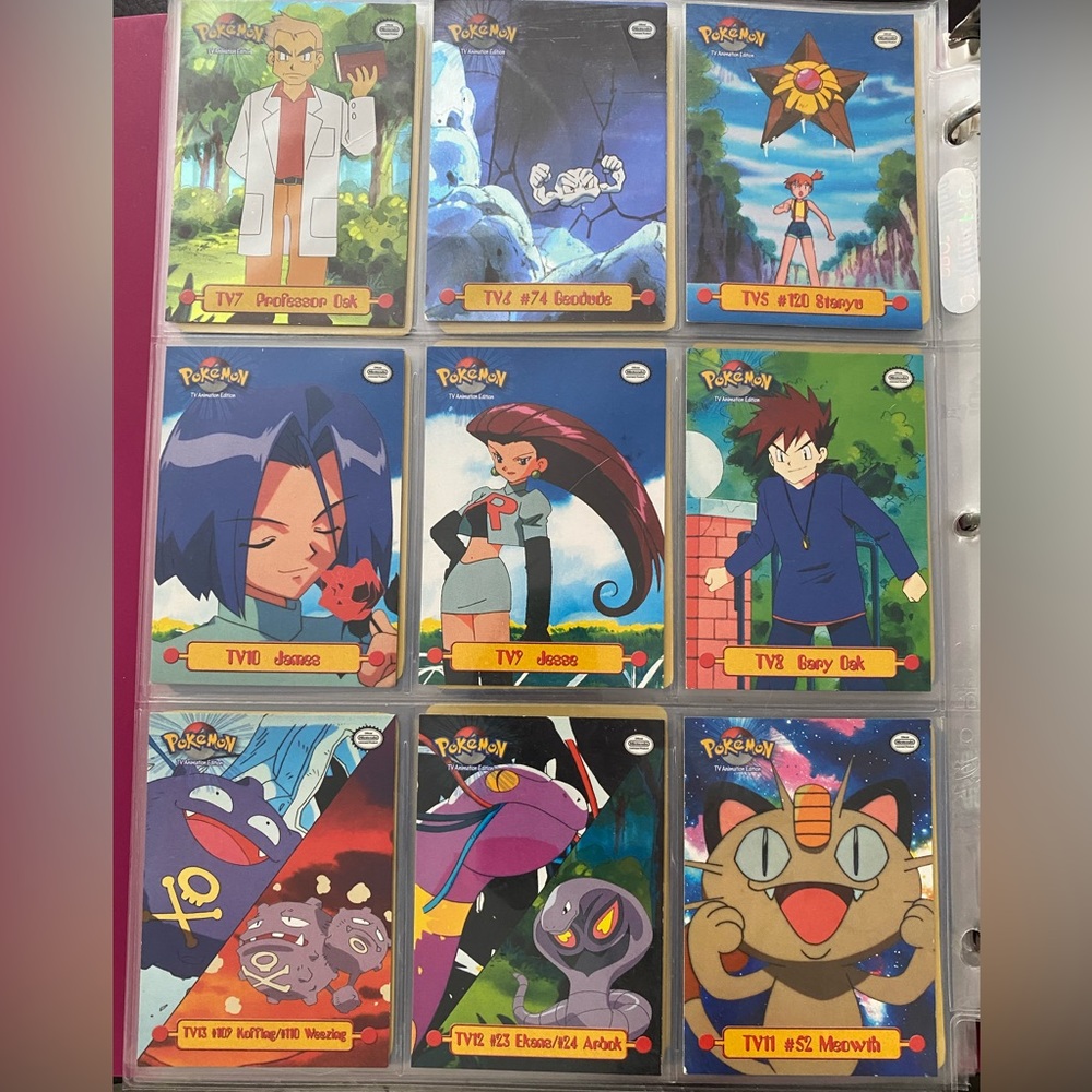 Pokemon TV Animation edition Topps cards